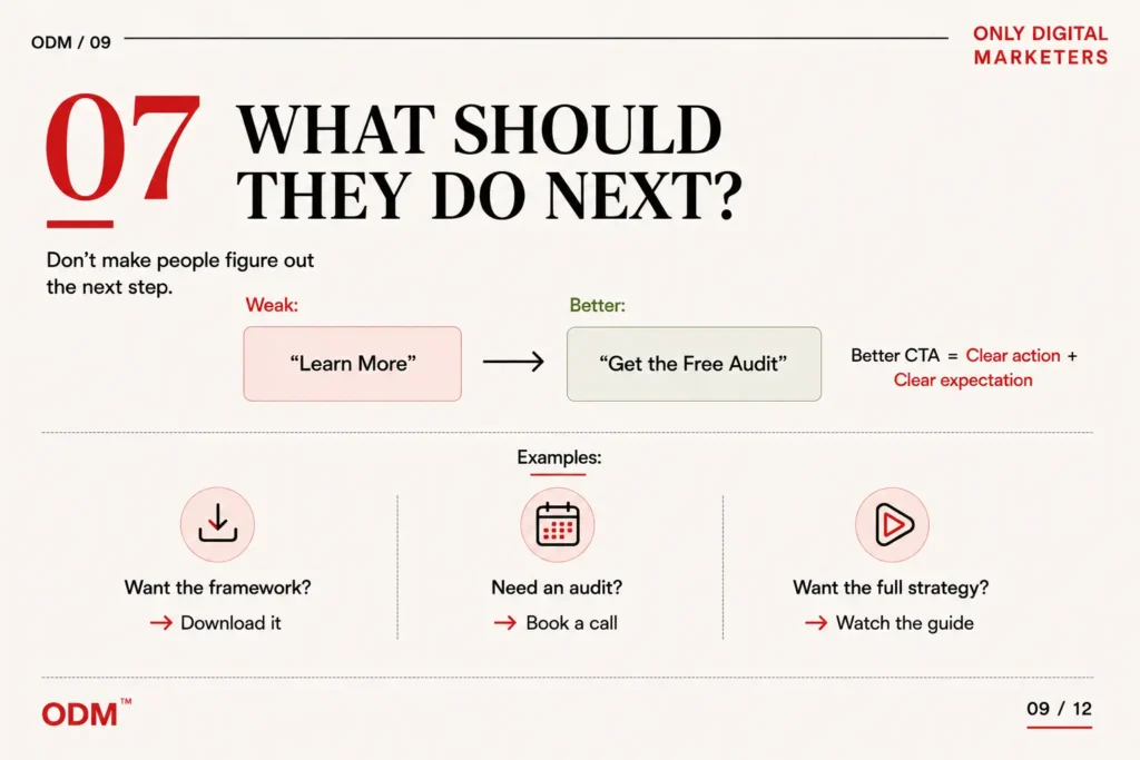 How to create better Ad Creatives - Step 7 - Make The CTA Obvious